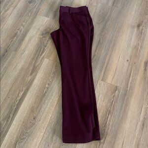 Express Editor Barely Boot Burgundy Trousers